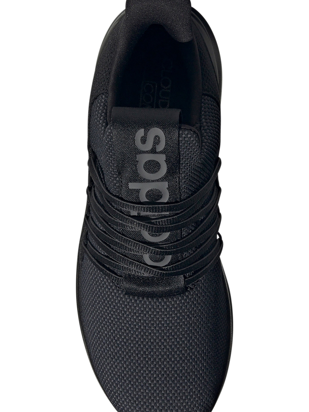 Adidas Lite Racer Adapt 7.0 Black Knit Slip-On Shoes Men's 10.5 - Picture 3 of 8